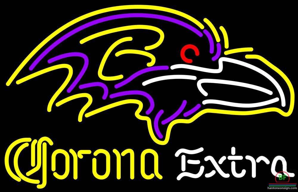 Corona Extra Baltimore Ravens Neon Sign Teams Neon Light