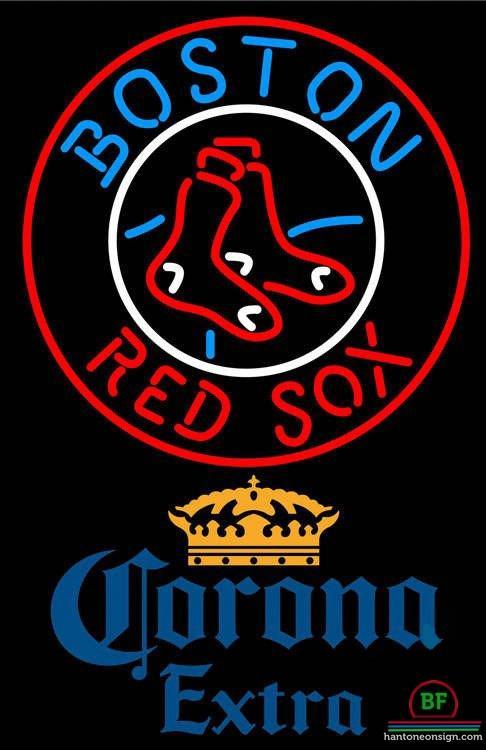 Corona Extra Boston Red Sox Neon Sign Teams Neon Light