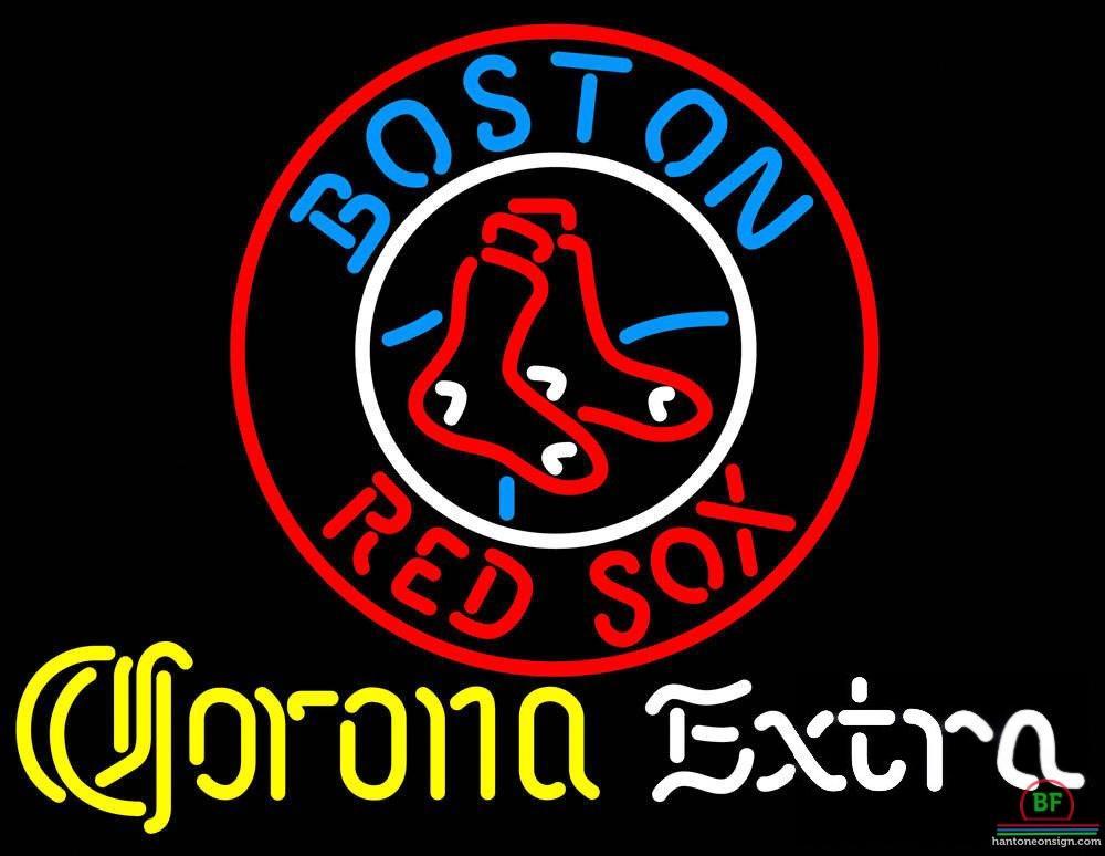 Corona Extra Boston Red Sox Neon Sign Teams Neon Light