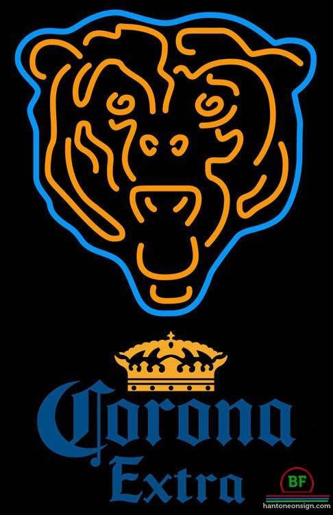 Chicago Bears Neon logo NFL Team neon