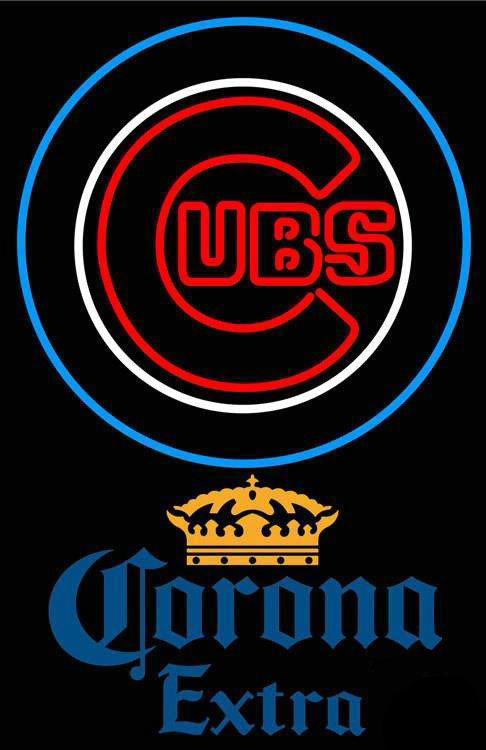 Corona Extra Chicago Cubs Neon Sign Teams Neon Light