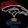 Corona Extra Denver Broncos Neon Sign Teams Neon Light