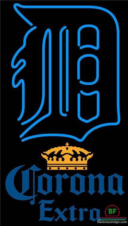 Corona Extra Detroit Tigers Neon Sign Teams Neon Light