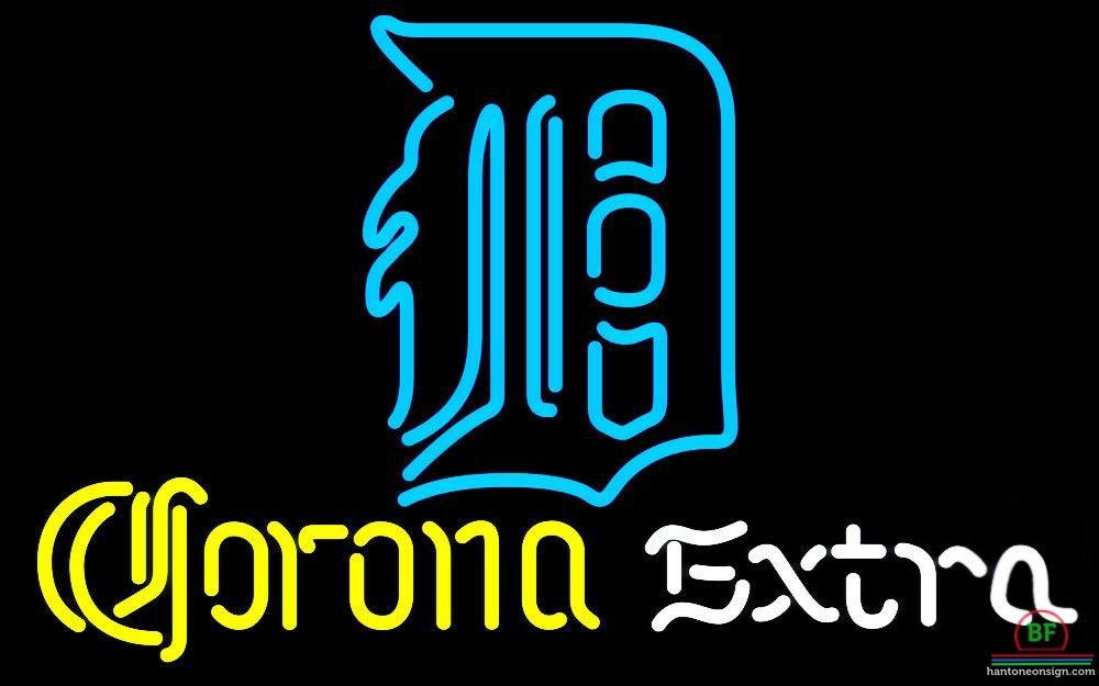 Corona Extra Detroit Tigers Neon Sign Teams Neon Light