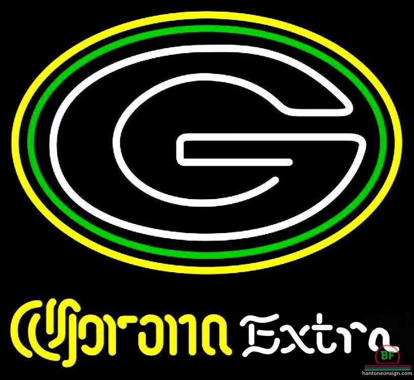Corona Extra Green Bay Packers Neon Sign Teams Neon Light