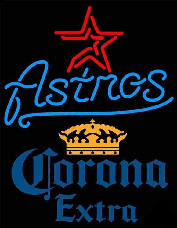 Corona Extra Houston Astros Neon Sign Teams Neon Light