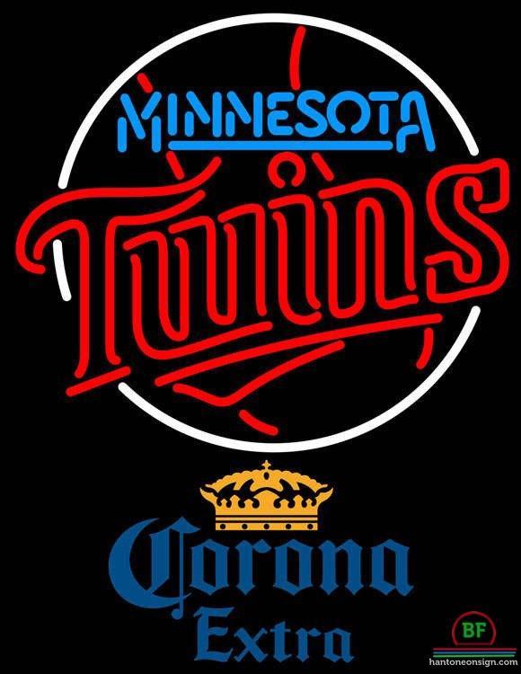 Corona Extra Minnesota Twins Neon Sign Teams Neon Light
