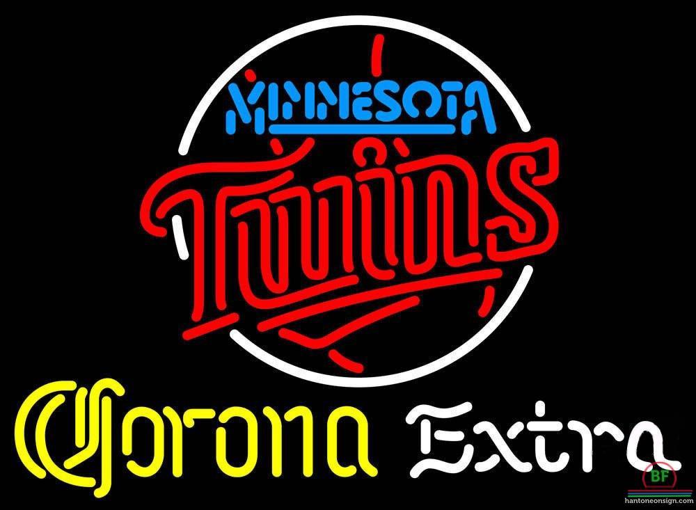 Corona Extra Minnesota Twins Neon Sign Teams Neon Light