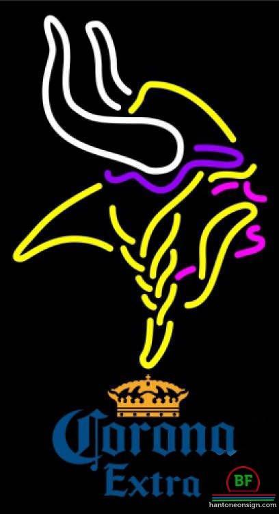 Corona Extra Minnesota Vikings Neon Sign Teams Neon Light