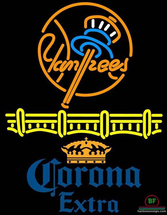 Corona Extra New York yankees Neon Sign Teams Neon Light