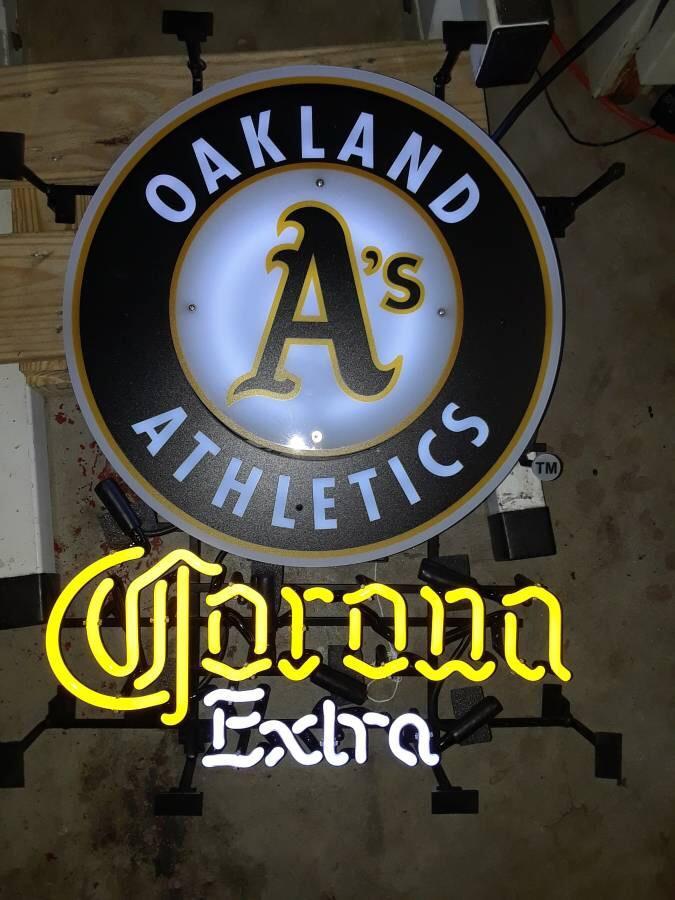 Corona Extra Oakland Athletics Sports Neon Sign Neon Light