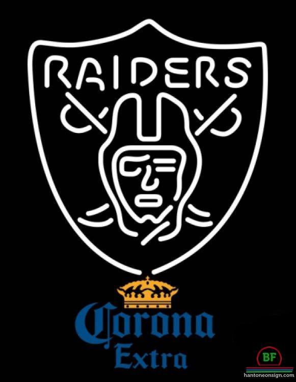Corona Extra Oakland Raiders Neon Sign Teams Neon Light