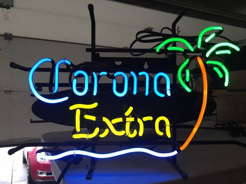 Corona Extra Palm Tree Neon Sign Neon Light