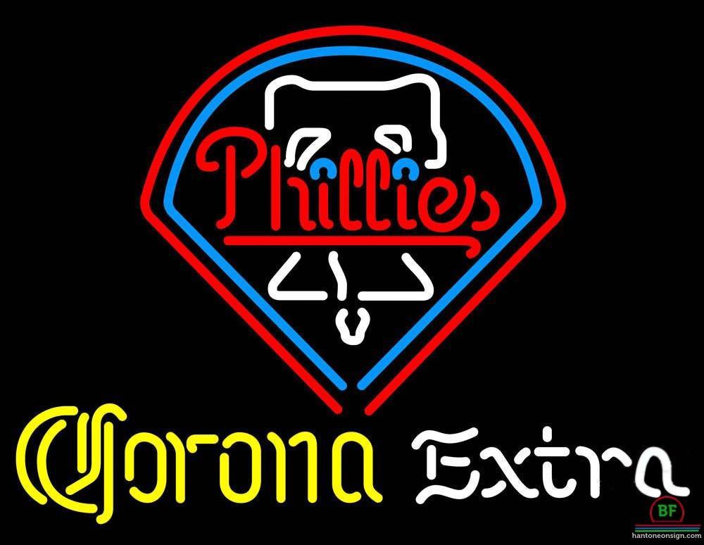 Corona Extra Philadelphia Phillies Neon Sign Teams Neon Light