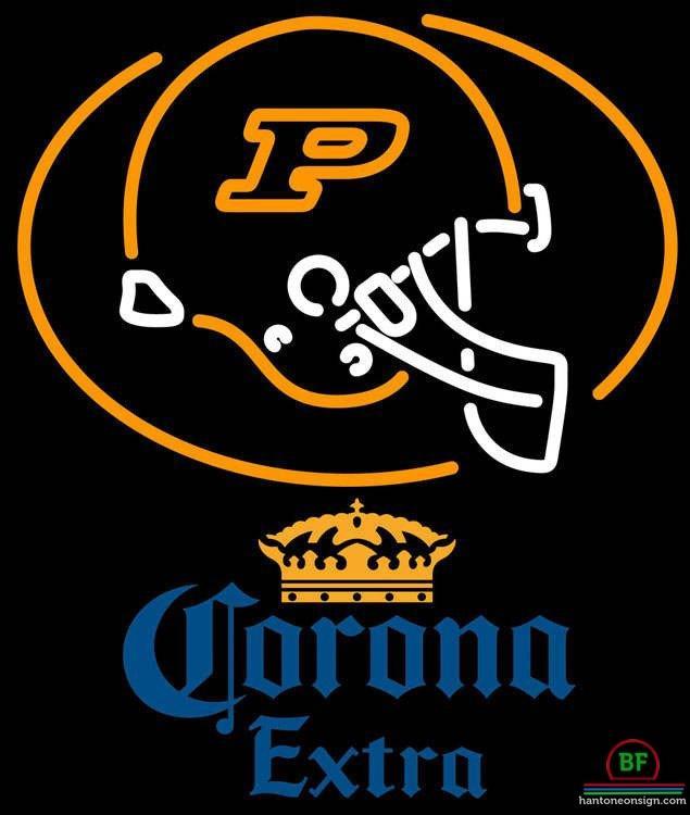 Corona Extra Purdue University Helmet Neon Sign NCAA Teams Neon Light