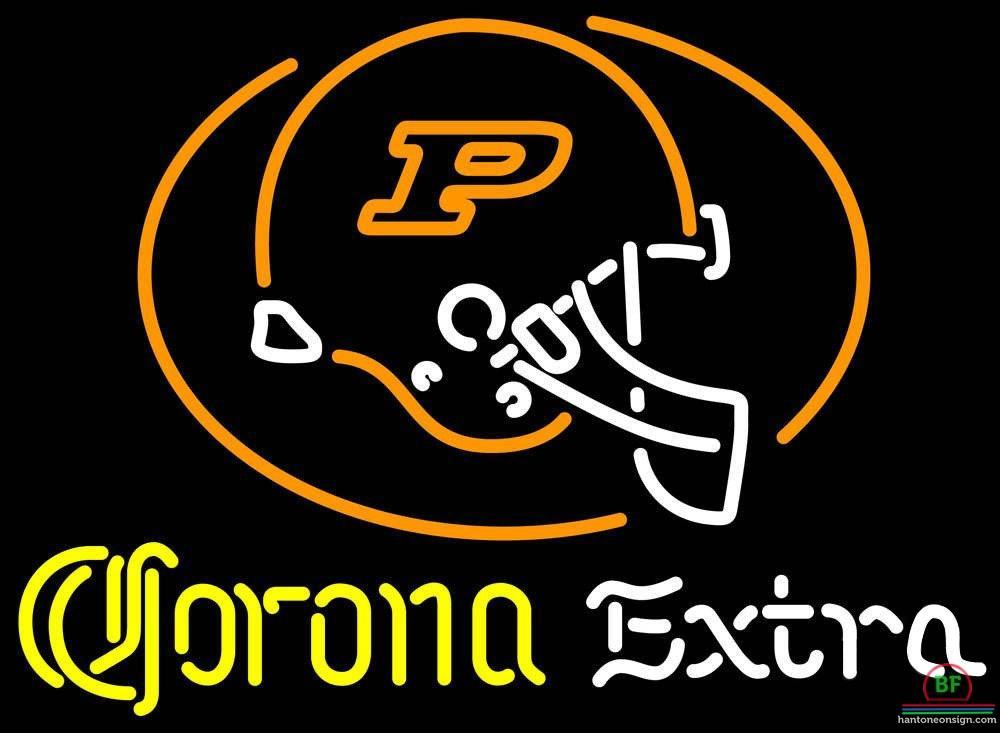 Corona Extra Purdue University Helmet Neon Sign NCAA Teams Neon Light