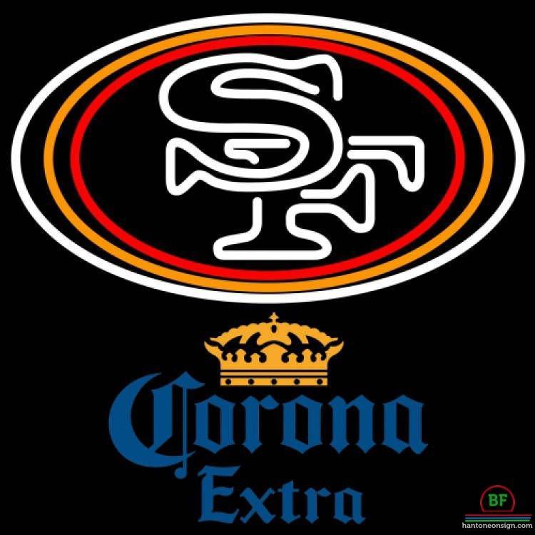Corona Extra San Francisco 49ers Neon Sign Teams Neon Light