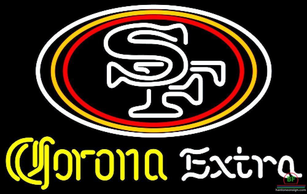 Corona Extra San Francisco 49ers Neon Sign Teams Neon Light