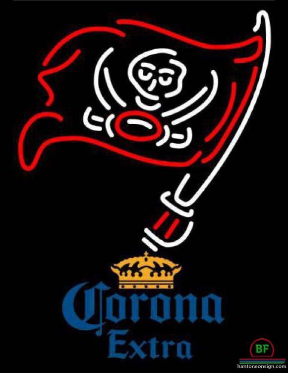 Corona Extra Tampa Bay Buccaneers Neon Sign Teams Neon Light