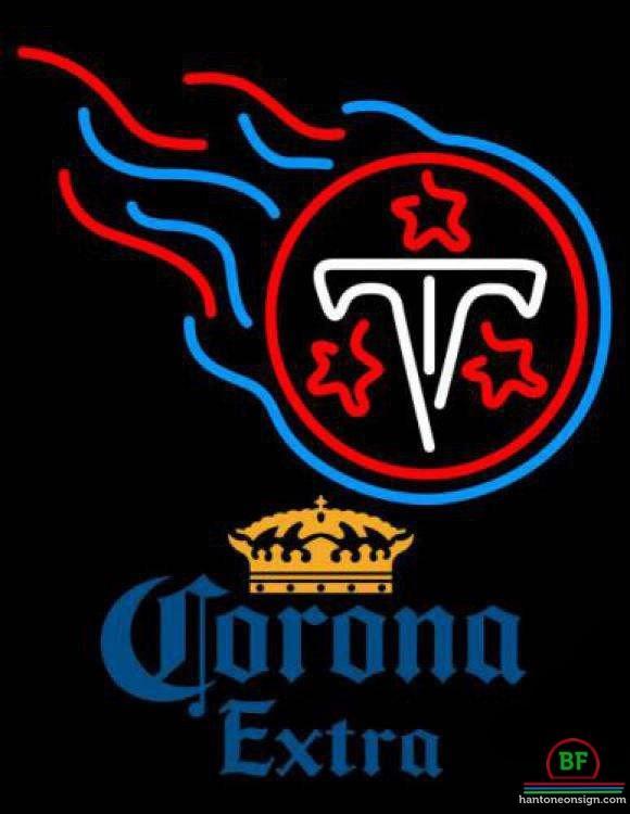 Corona Extra Tennessee Titans Neon Sign Teams Neon Light