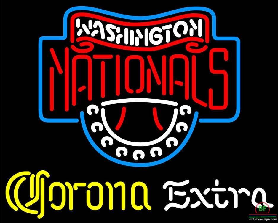Corona Extra Washington Nationals Neon Sign Teams Neon Light