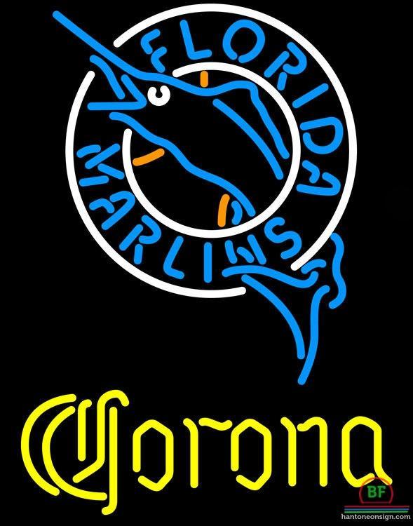 Corona Florida Miami Marlins Neon Sign Teams Neon Light