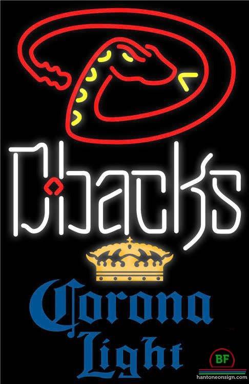 Corona Light Arizona Diamondbacks Neon Sign Teams Neon Light