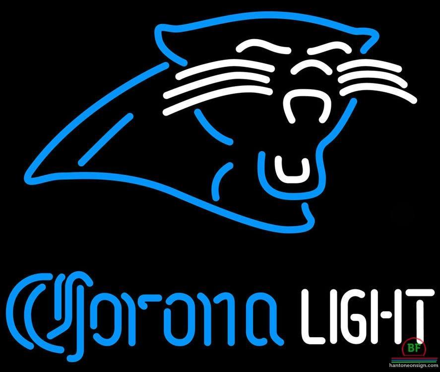 Corona Light Carolina Panthers Neon Sign Teams Neon Light