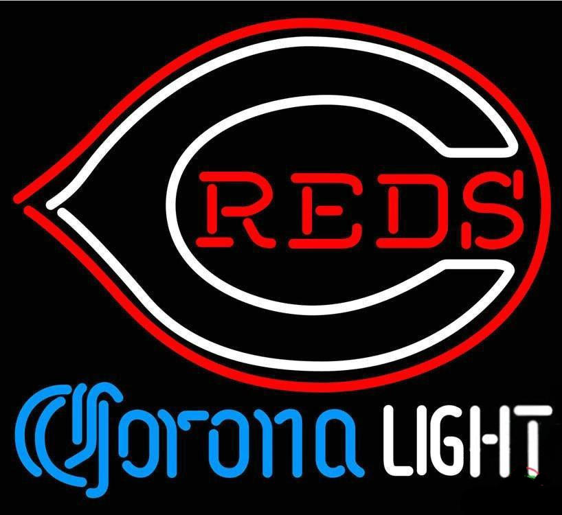 Corona Light Cincinnati Reds Neon Sign Teams Neon Light
