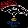 Corona Light Denver Broncos Neon Sign Teams Neon Light