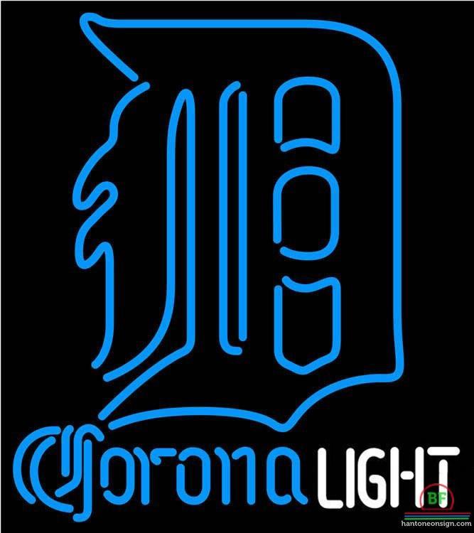 Corona Light Detroit Tigers Neon Sign Teams Neon Light