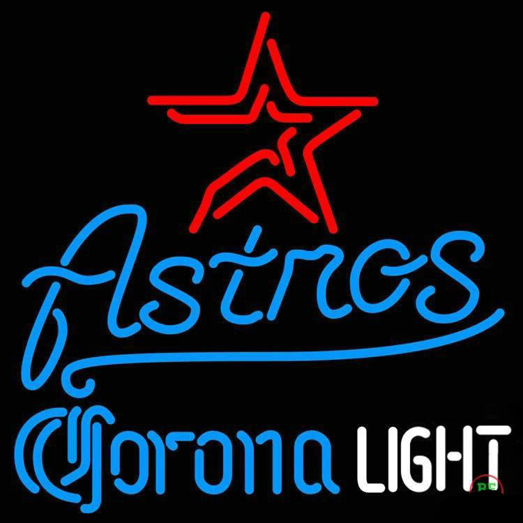 Corona Light Houston Astros Neon Sign Teams Neon Light