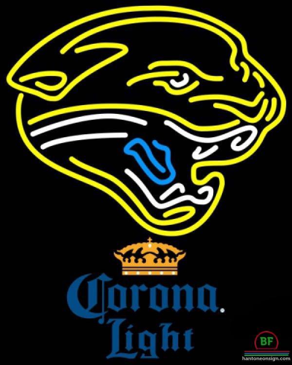 Corona Light Jacksonville Jaguars Neon Sign Teams Neon Light