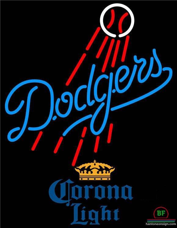 Corona Light Los Angeles Dodgers Neon Sign Teams Neon Light