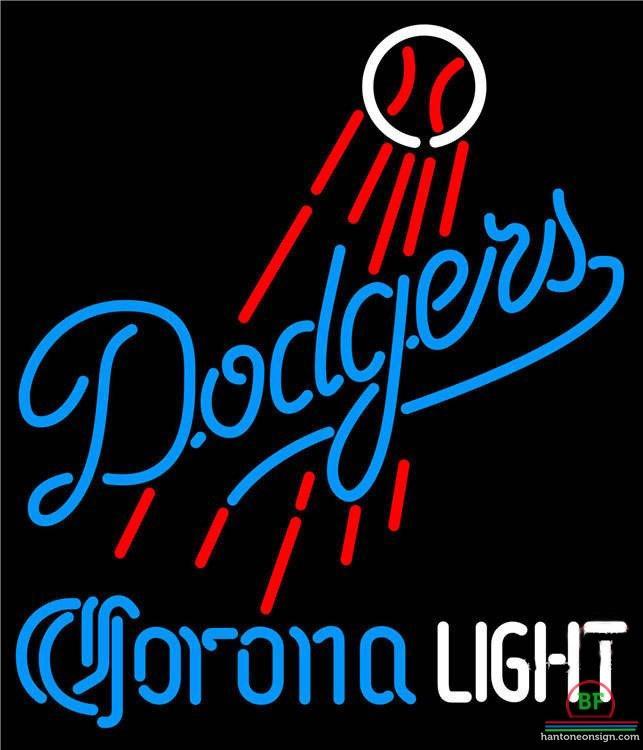 Corona Light Los Angeles Dodgers Neon Sign Teams Neon Light