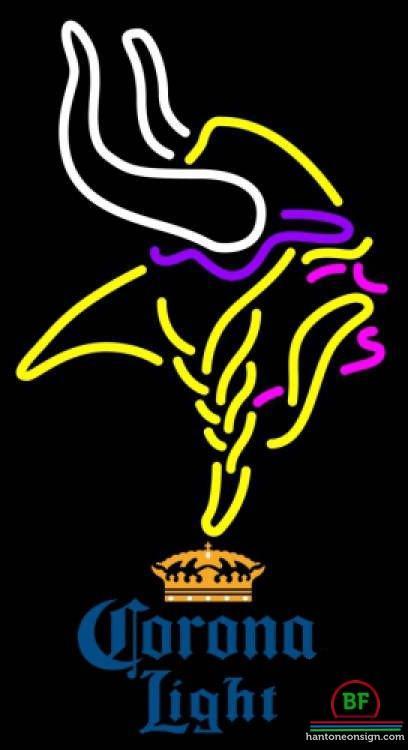 Corona Light Minnesota Vikings Neon Sign Teams Neon Light
