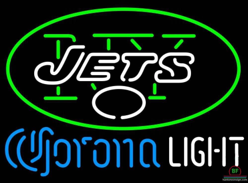Corona Light New York Jets Neon Sign Teams Neon Light