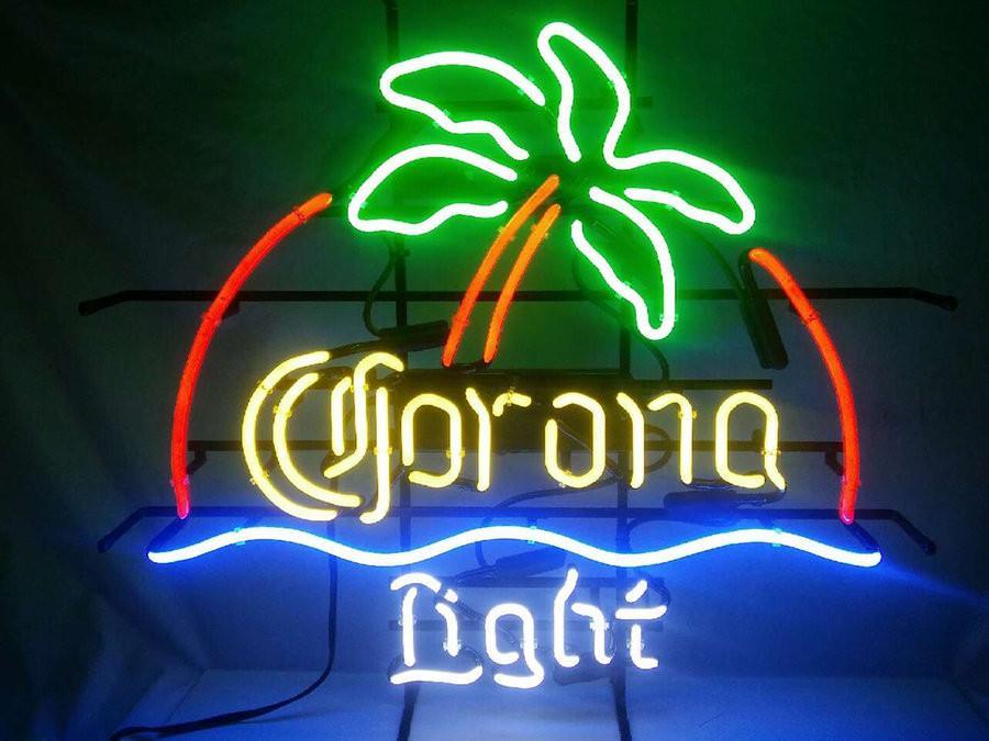 Corona Light Palm Tree Neon Sign Bar Sign Neon Light