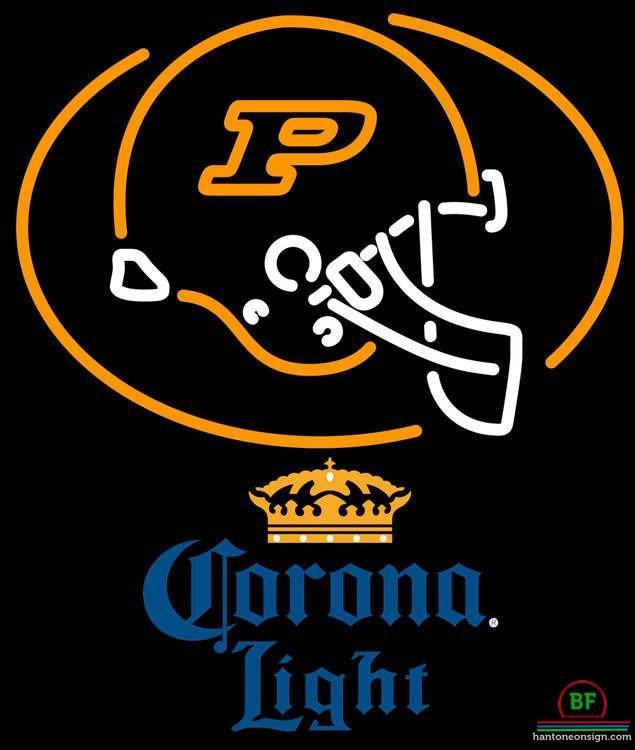Corona Light Purdue University Helmet Neon Sign NCAA Teams Neon Light