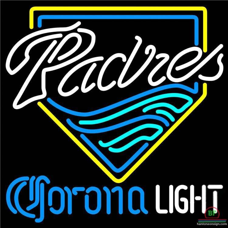 Corona Light San Diego Padres Neon Sign Teams Neon Light