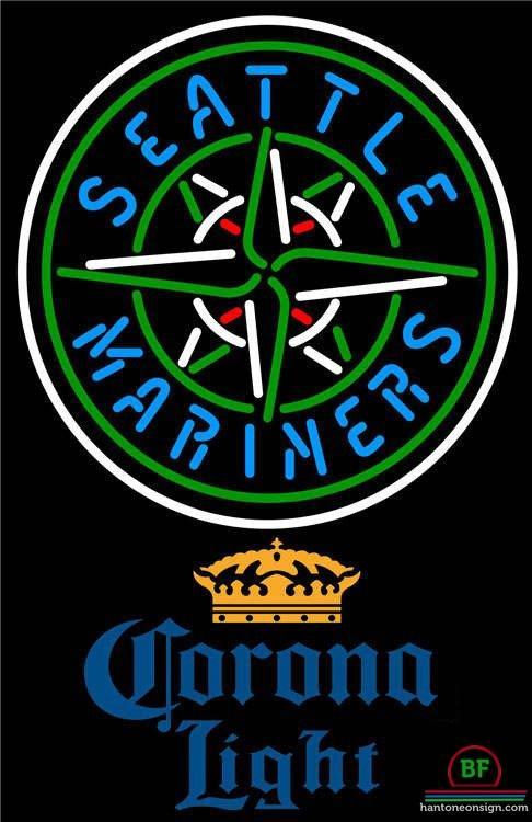 Corona Light Seattle Mariners Neon Sign Teams Neon Light