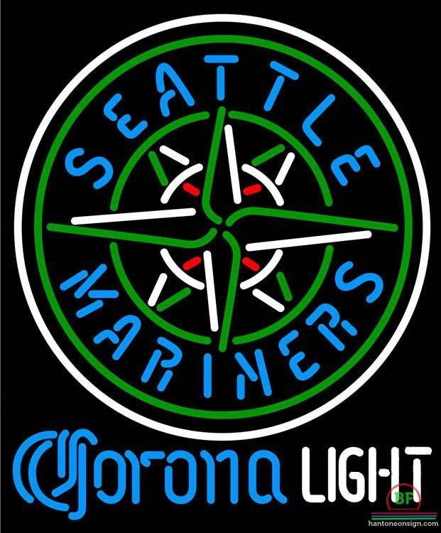 Corona Light Seattle Mariners Neon Sign Teams Neon Light