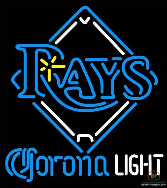 Corona Light Tampa Bay Rays Neon Sign Teams Neon Light