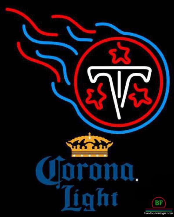Corona Light Tennessee Titans Neon Sign Teams Neon Light