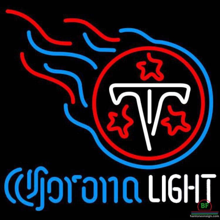 Corona Light Tennessee Titans Neon Sign Teams Neon Light