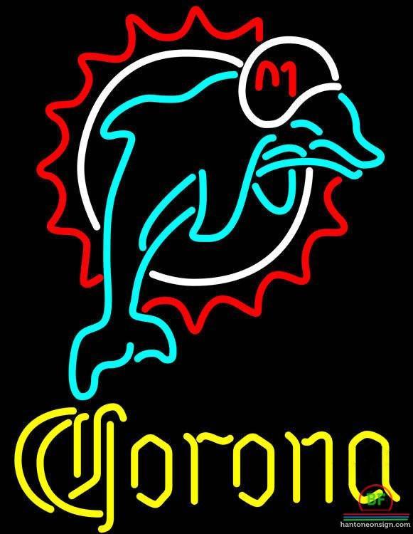 Corona Miami Dolphins Neon Sign Teams Neon Light