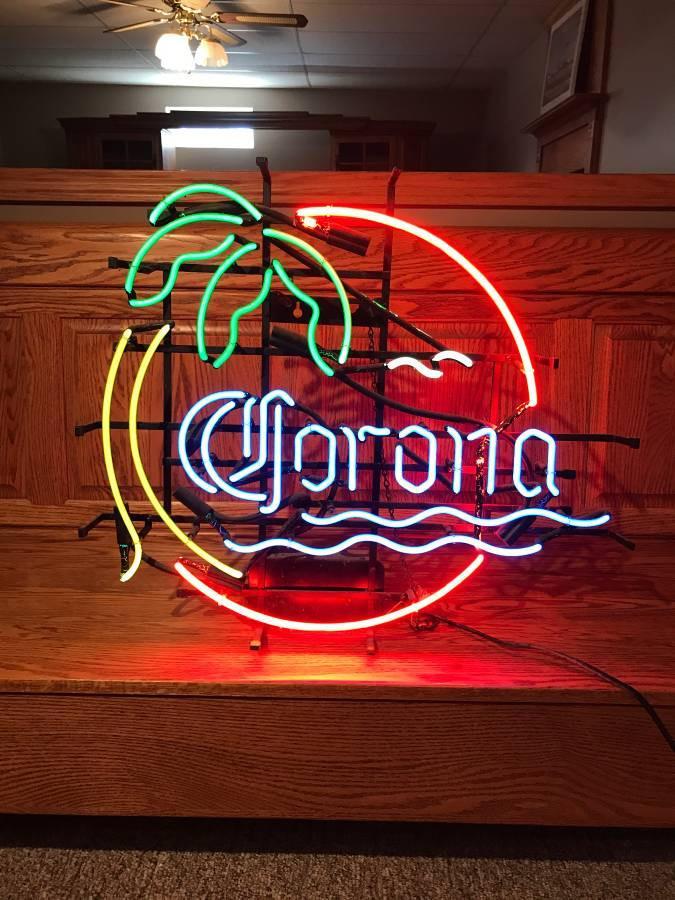 Corona Palm Tree Neon Sign Neon Light