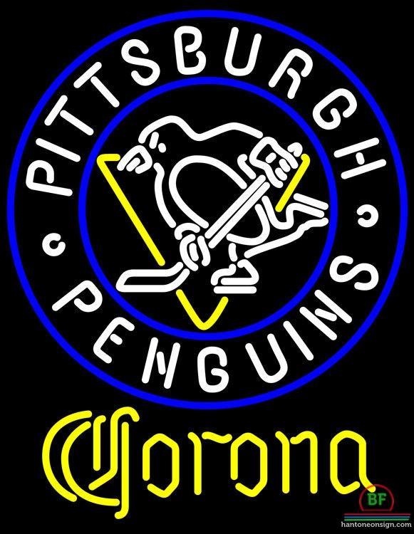 Corona Pittsburgh Penguins Neon Sign Teams Neon Light