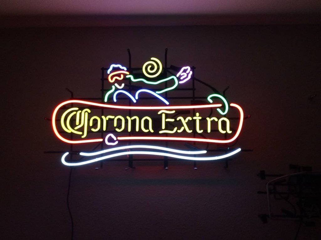 Corona Snowboard Neon Sign Neon Light