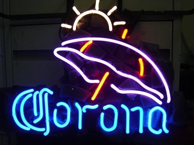 Corona Umbrella Brewery Neon Sign